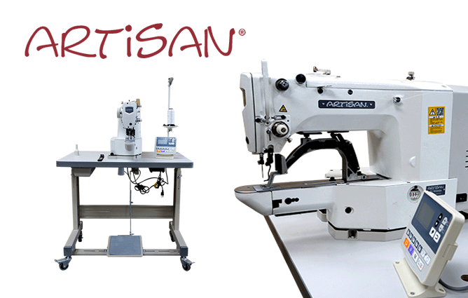 Artisan LK-1900AN/B-H Heavy-Weight High Speed Computer Controlled Bartacking Industrial Sewing Machine