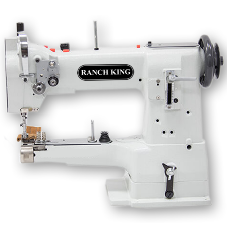 Ranch King 335A Triple Feed Walking Foot Lockstitch Cylinder Arm Industrial Sewing Machine
